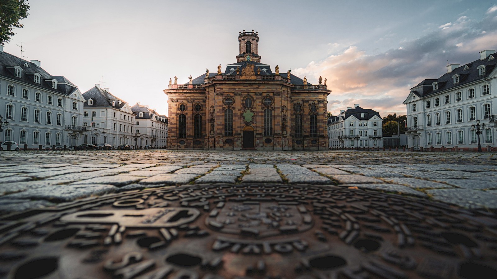 Die Ludwigskirche, städtebauliche Glanzleistung des Barocks im Saarland Foto: Kevin Ehm